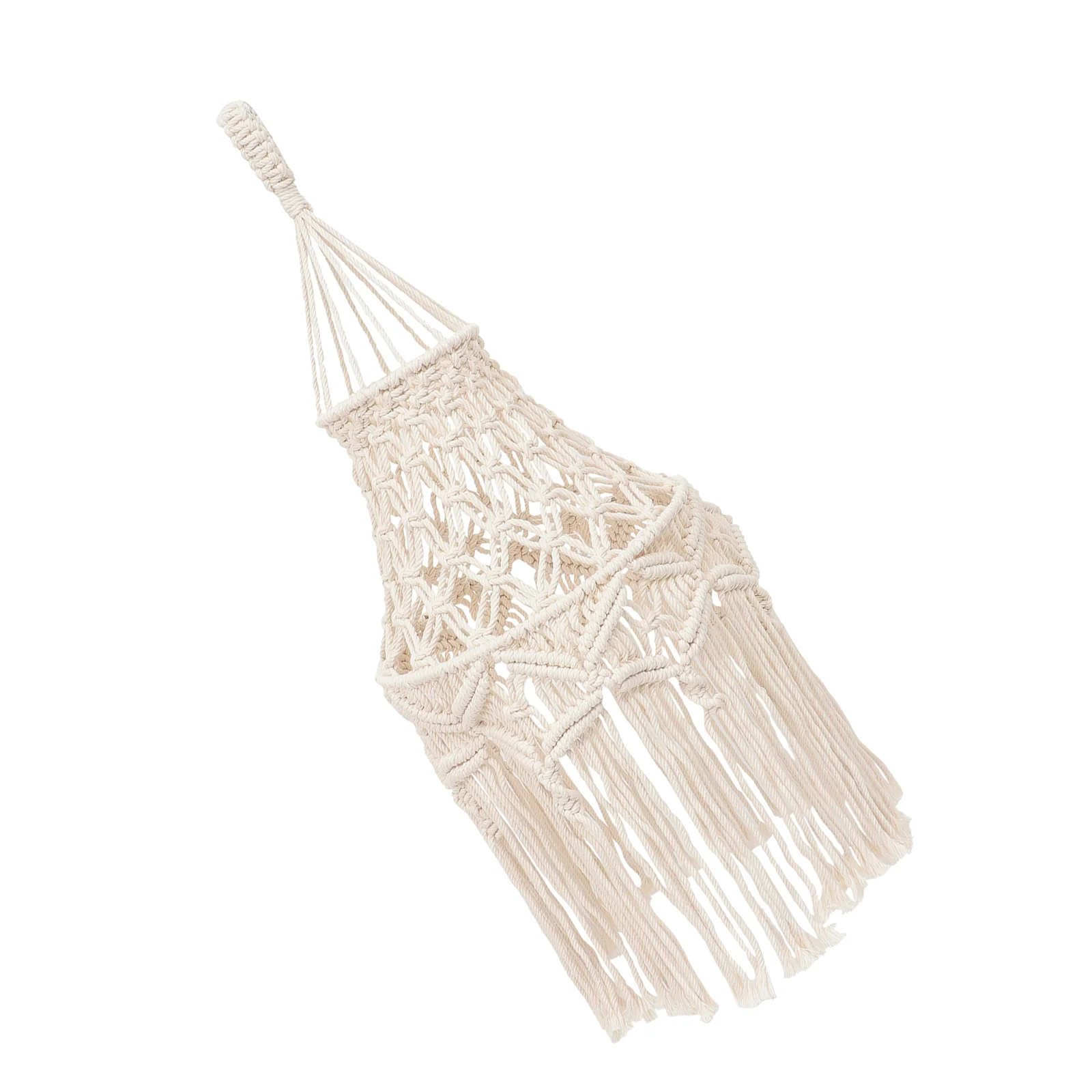 

Lamp Shadelight Macrame Lamps Shades Cover Tassel Woven Hanging Bohemian Lampshade Hangertable Decorative White Moroccan