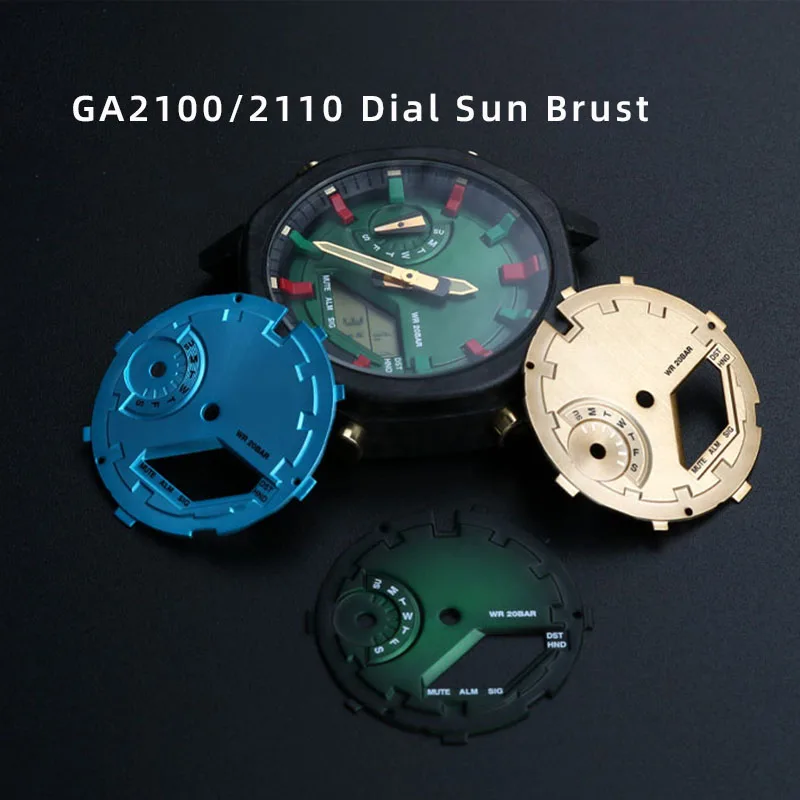 

GA2100 GA2110 циферблат Sun Brust Blue TF
