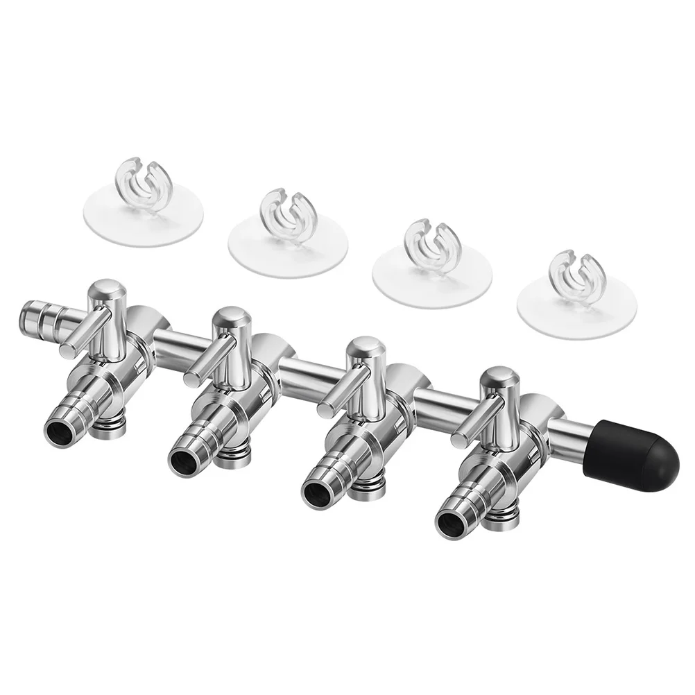 

1 Set/5pcs Aquarium 4-way Air Flow Control Tank Dispenser Distributor