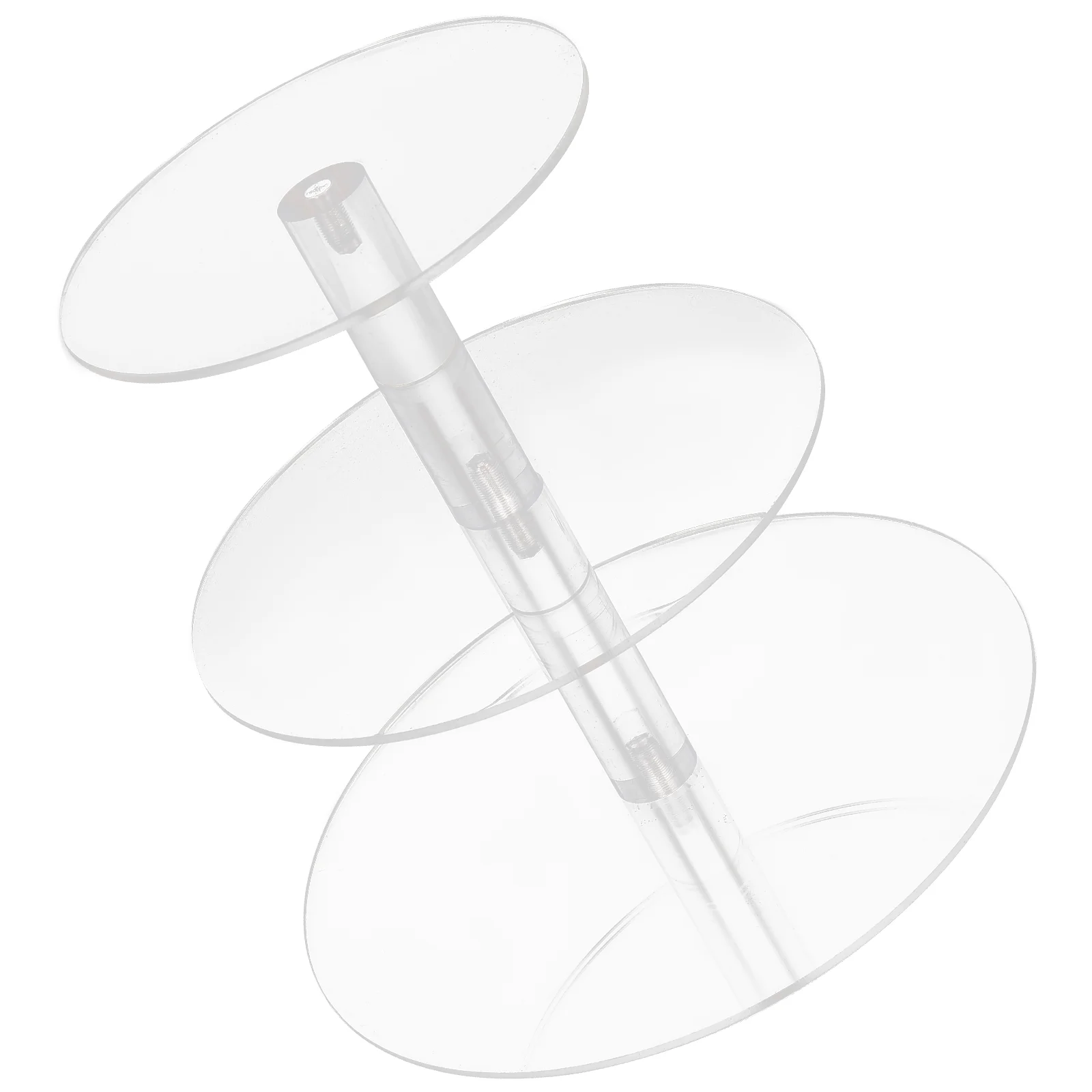 

Stand Dessert Cake Tray Serving Cupcake Display Tier Tower Tiered Cookie Rack Acrylic Pastry Clear Party Platter Holder Tea