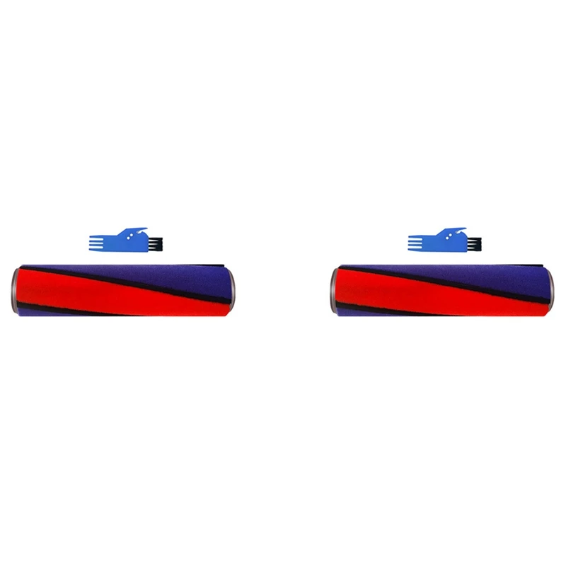 

2X Soft Roller Head Brushbar Replacement For Dyson V6, V7, V8, V10, V11 Fluffy,Home Cleaning Spare Parts