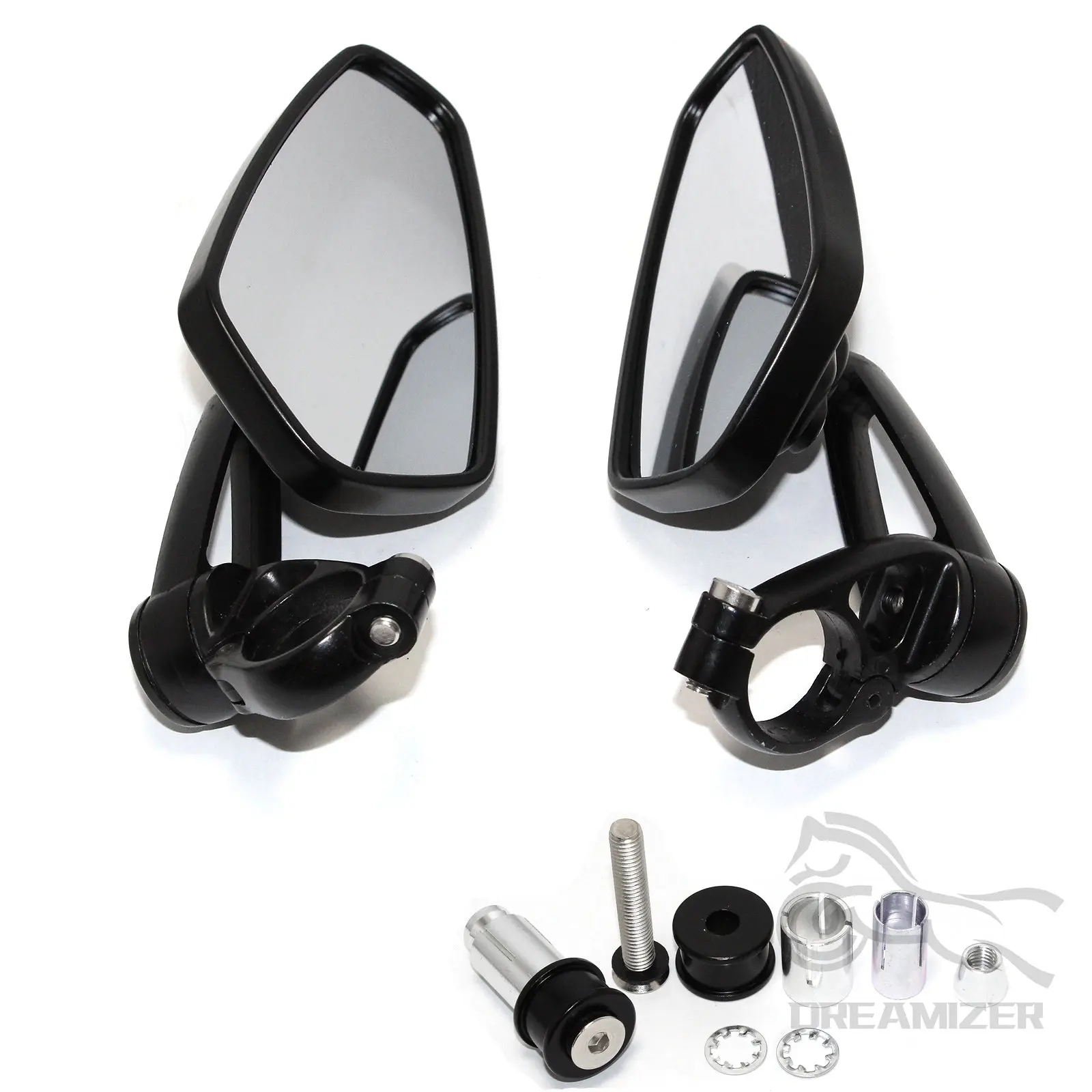 

7/8" 22mm Bar End Rear Mirrors Motorcycle Accessories Motorbike Scooters Rearview Mirror Side View Mirrors Moto for Cafe Racer