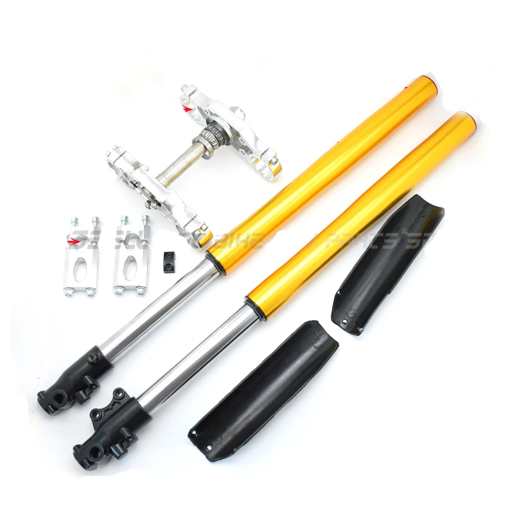 

Upside Down Front Fork Shock Absorber Suspension Triple Tree Clamp For Dirt Pit Bike 800mm