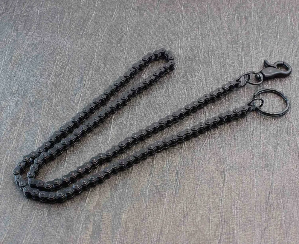 Мужские Мальчики панк хип-хоп черный мотоциклетный велосипед брелки для