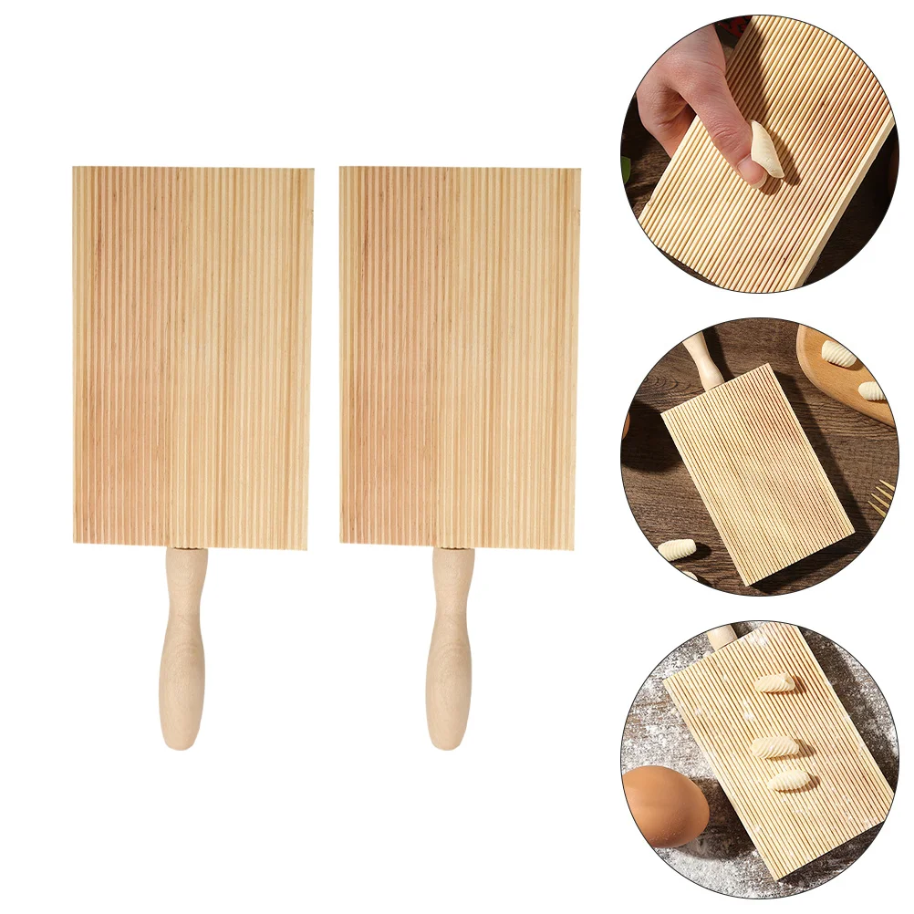 

Gnocchi Board Pasta Maker Wooden Making Butter Tools Garganelli Stripper Paddle Rolling Tool Paddles Roller Cavatelli Spaghetti