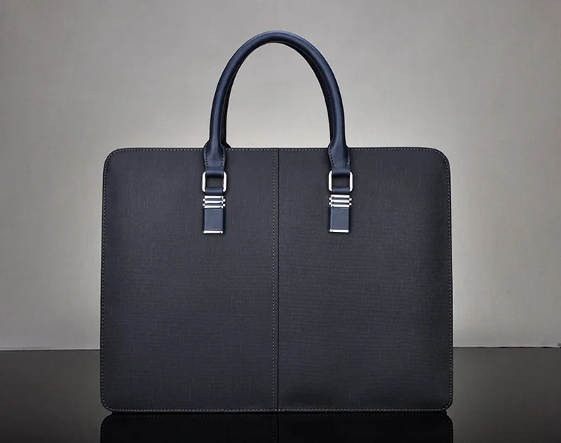 New Male Bring Password Lock Briefcase Diagonal Package Genuine Leather Computer Laptop Bag Men Messenger Luxury Handbags Maleta