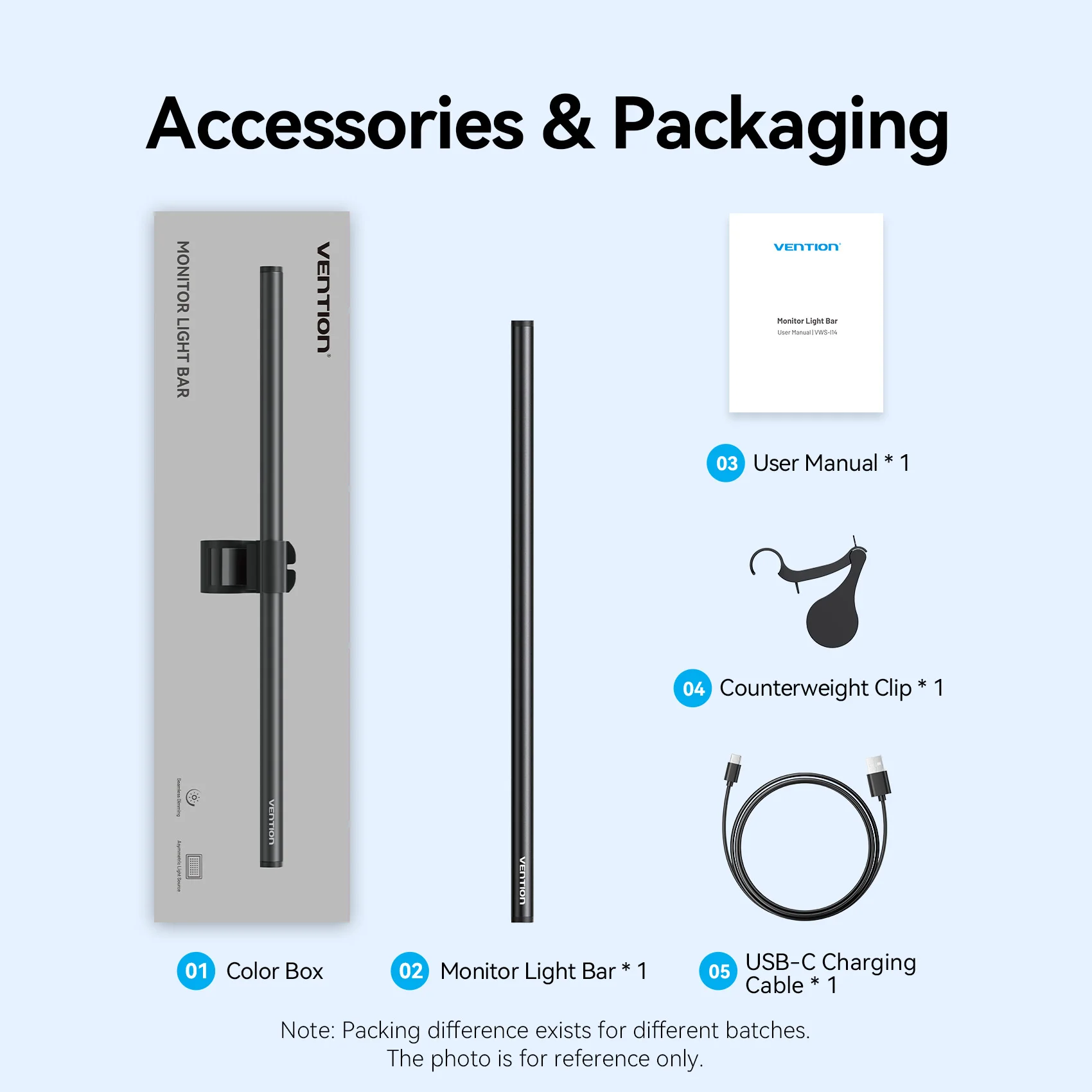 

Vention светодиодная панель для монитора 3 цвета