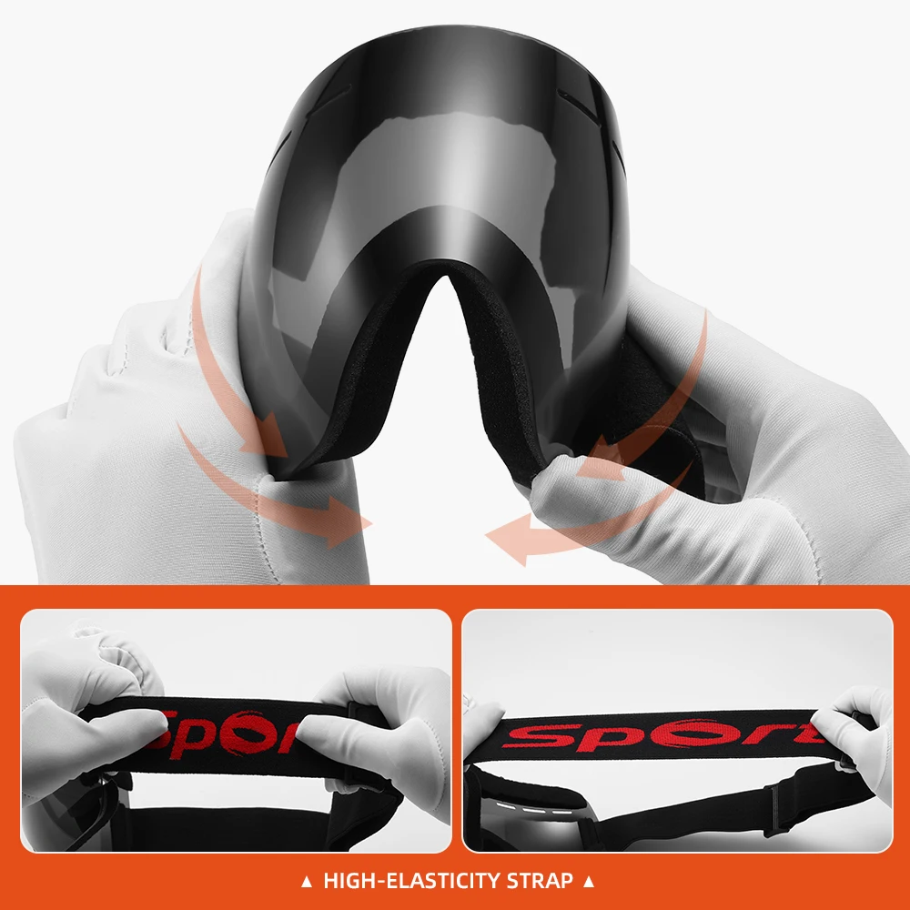 GM лыжные очки горные снегоход зимние спортивные велосипедные солнцезащитные для