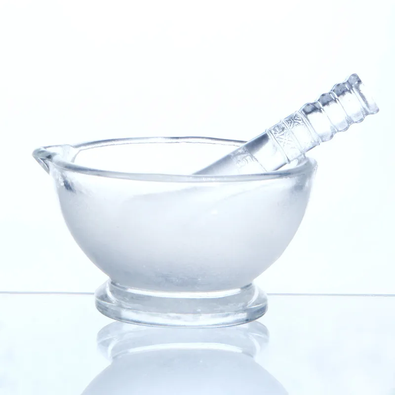 

1pcs Lab Diameter 60mm to 180mm Glass mortar and pestle Glass Mortar bowl all size available
