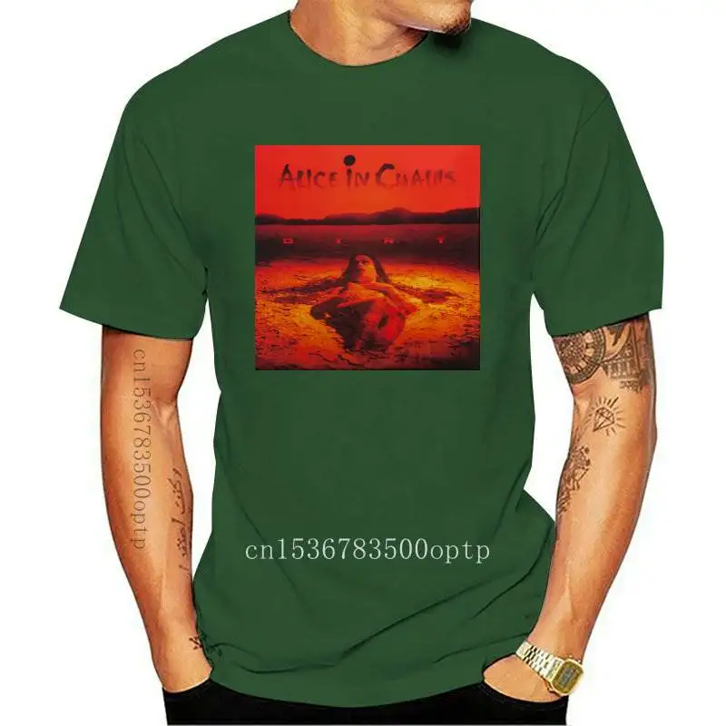 

Футболка Мужская/Женская/мужская с надписью «Alice In цепи»