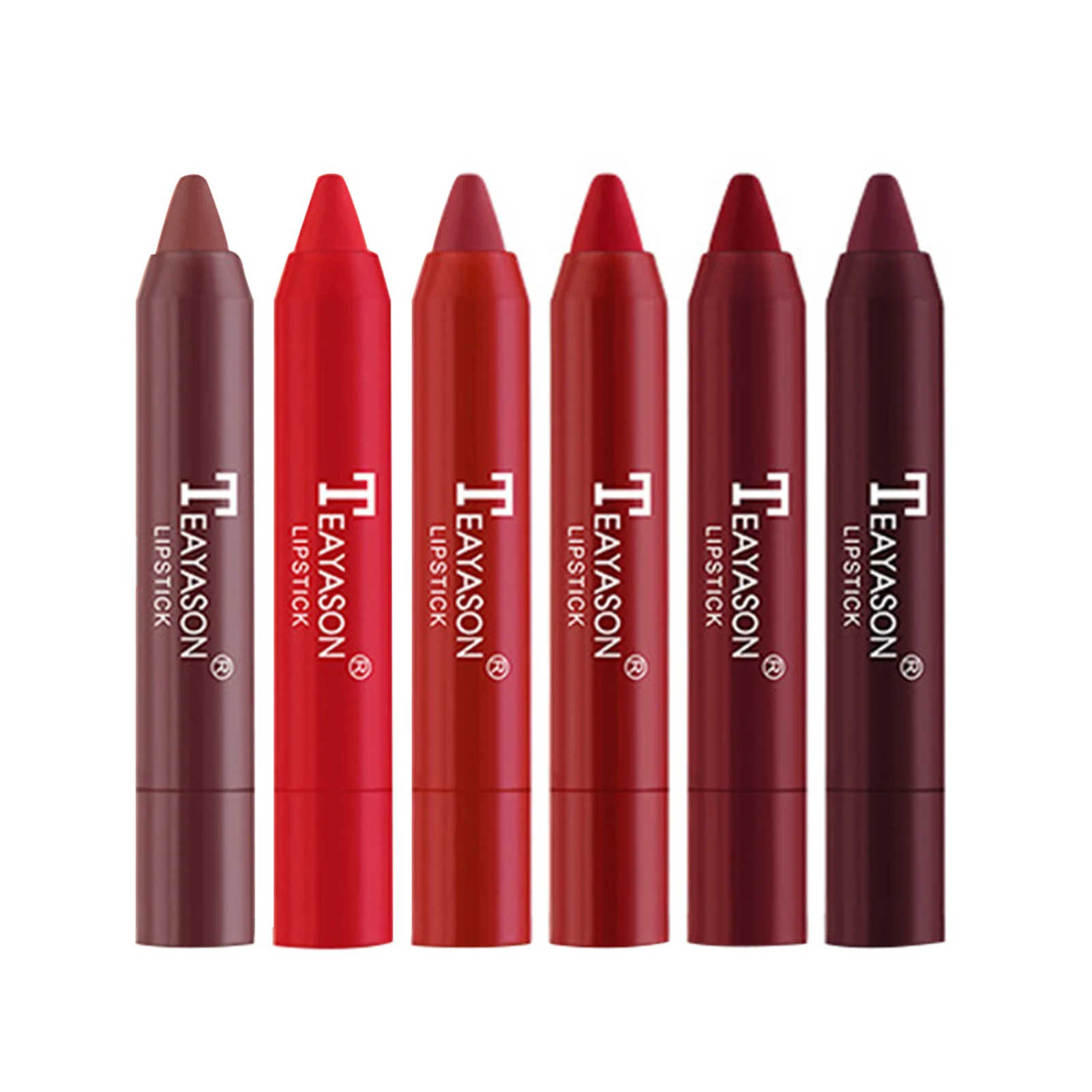 

Matte Lipstick Set 6 Colors Waterproof Lip Pencil Crayon Non-stick Waterproof Matte Lip Gloss Set For Women And Girls Makeup