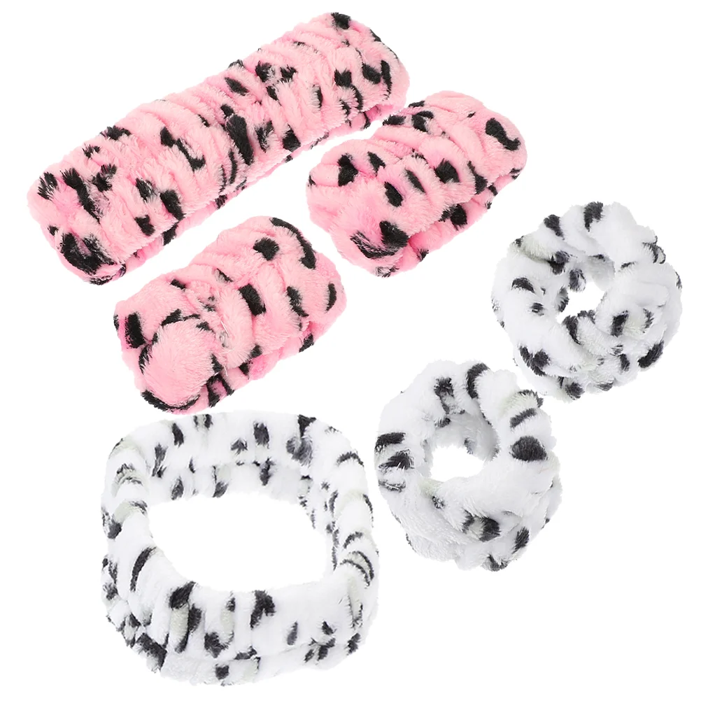 

2 комплекта повязка на голову для спа, повязка на запястье, Женская повязка на голову для макияжа, тканевая повязка на голову для мытья лица