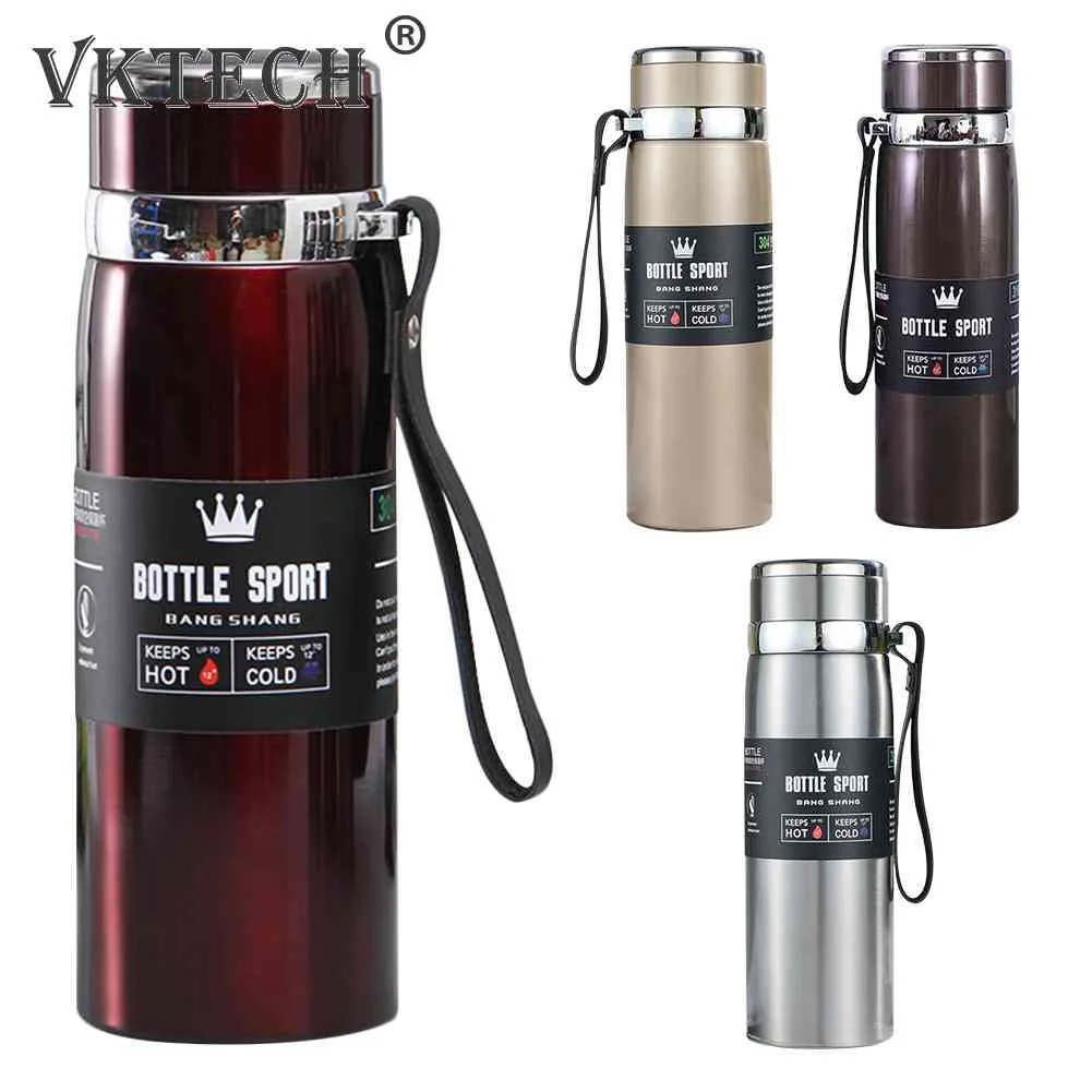 600ml/800ml/1000ml Vacuum Flask Double Stainless Steel Coffe