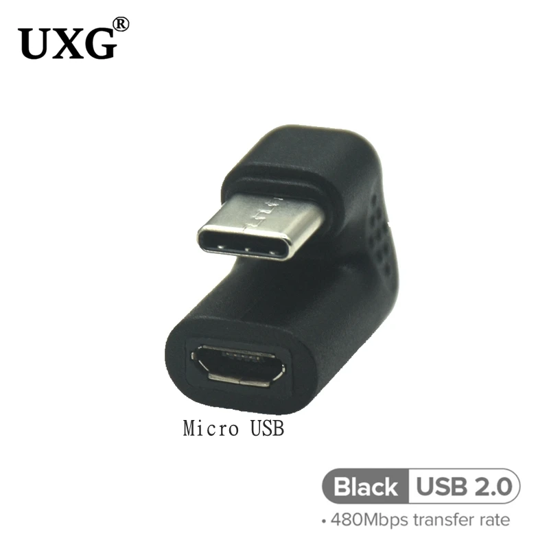 1pcs U-shape 5Gbps Up Down 180 Degree Angled USB 3.0 USB2.0 TYPE-C Usb-c 10Gbps M/F Adapter A Male To Female Extension Connector - купить по