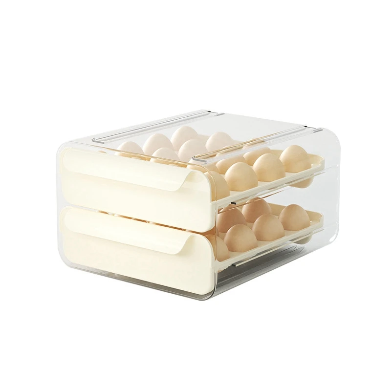 1 комплект 2 уровня 32 ящика ящик для хранения яиц пластиковый кухонный контейнер
