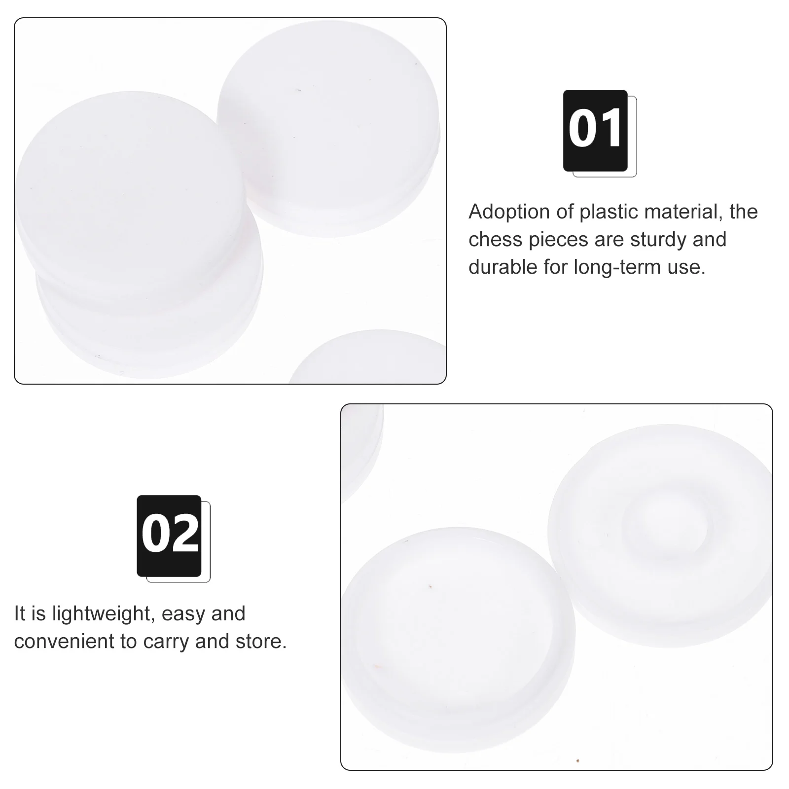 30 шт. игровые детали сменный аксессуар для нарды пластиковая черная доска