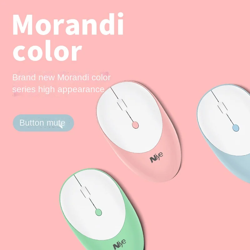 

T6 Wireless mouse Notebook Business Office Macaron-color USB computer peripherals accessories mouse