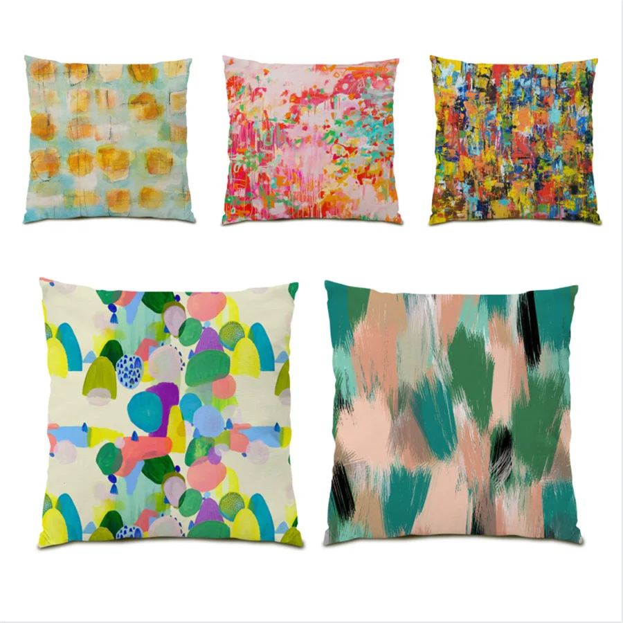 

Luxurious Home Decor Cushion Cover 45x45 Cushions Covers Nordic Style Fashion Ornamental Pillows Living Room Pillowcase E0549