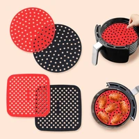 silicone air fryer liner non stick steamer pad air fryer accessory kitchen baking liner cooking utensils air fryer baking paper