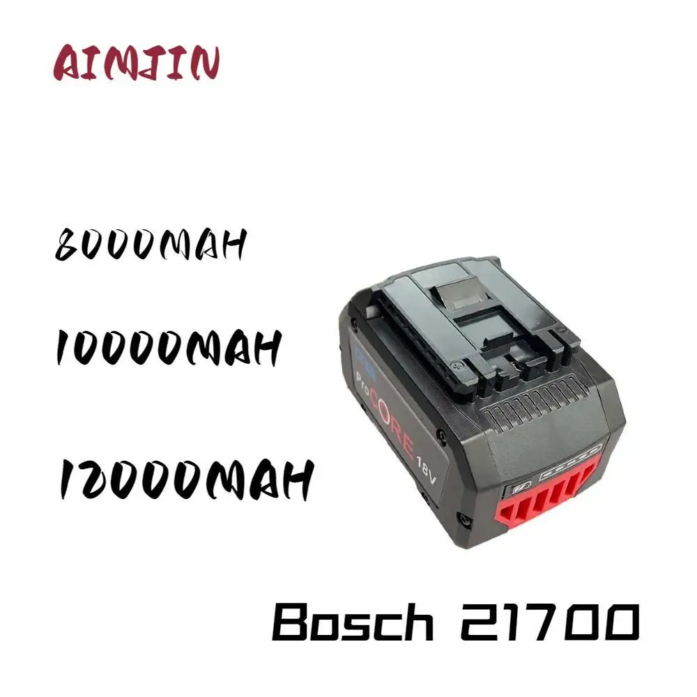 

Applicable To Bosch 21700 18v 40T BAT609,BAT609G 18V 9000mAh Lithium Battery