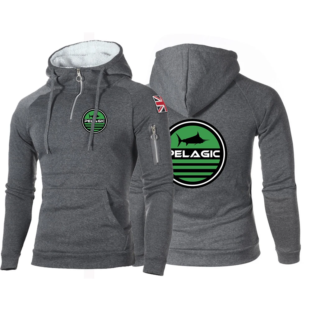 

Pelagic Fisher Offshore 2023 New Men Spring Autumn Fitness Hoodies Cotton Long Sleeves High Quality All-Match Sweatshirts Coats