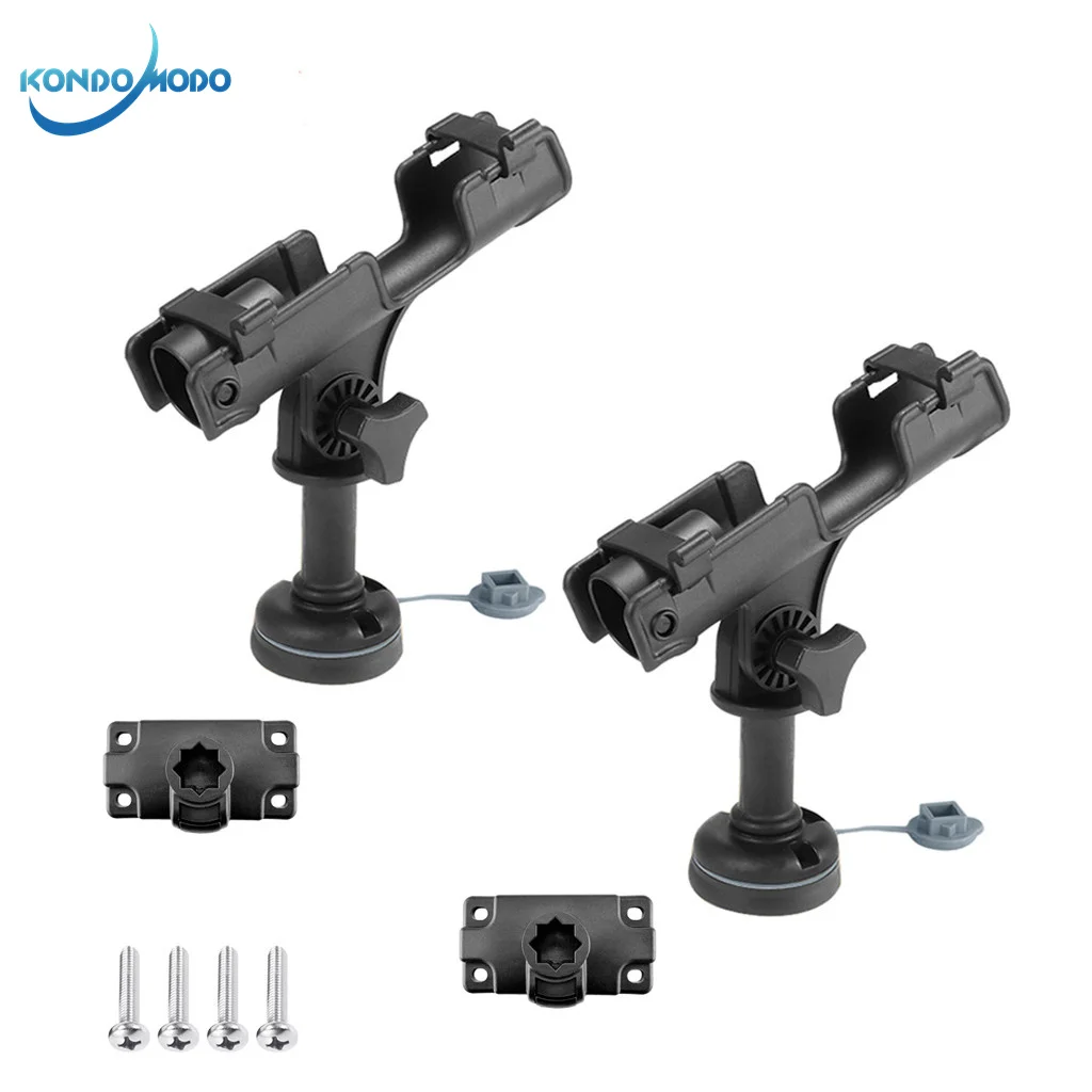 

2PCS 360 Adjustable Removable Fishing Rod Pole Holder Stand For Fishing Rod Spinning Tackle Pole Bracket Boat Yacht Accessories