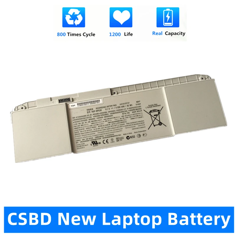 

CSBD New 11.1V 4050MAH 45WH VGP-BPS30 BPS30 Original Laptop Battery For SONY VAIO T11 T13 SVT-11 SVT-13