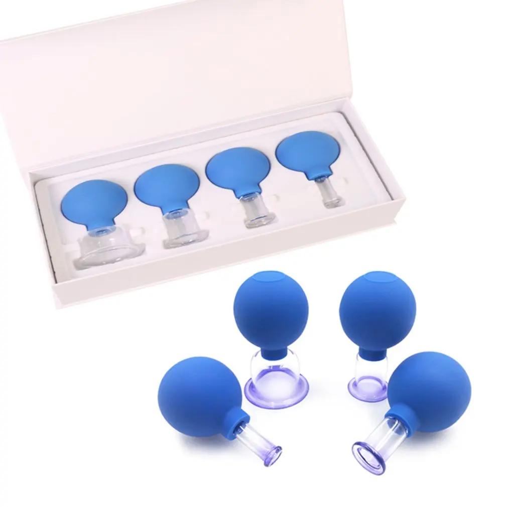 

Vacuum Cupping Cups Glass Cans Anti Cellulite Massage For Face Acupuncture Suction Cup Slimming Fat Burning Chinese Medicine