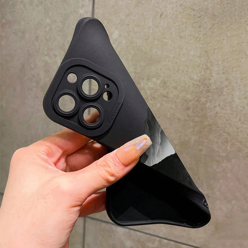 Фото Black Mountain INS Design Silicone Phone Case For Xiaomi Redmi Note 14 13 12 Pro Plus 5G 12S 11 10 Redmi 12 13 14C 13C 12C Cover №5