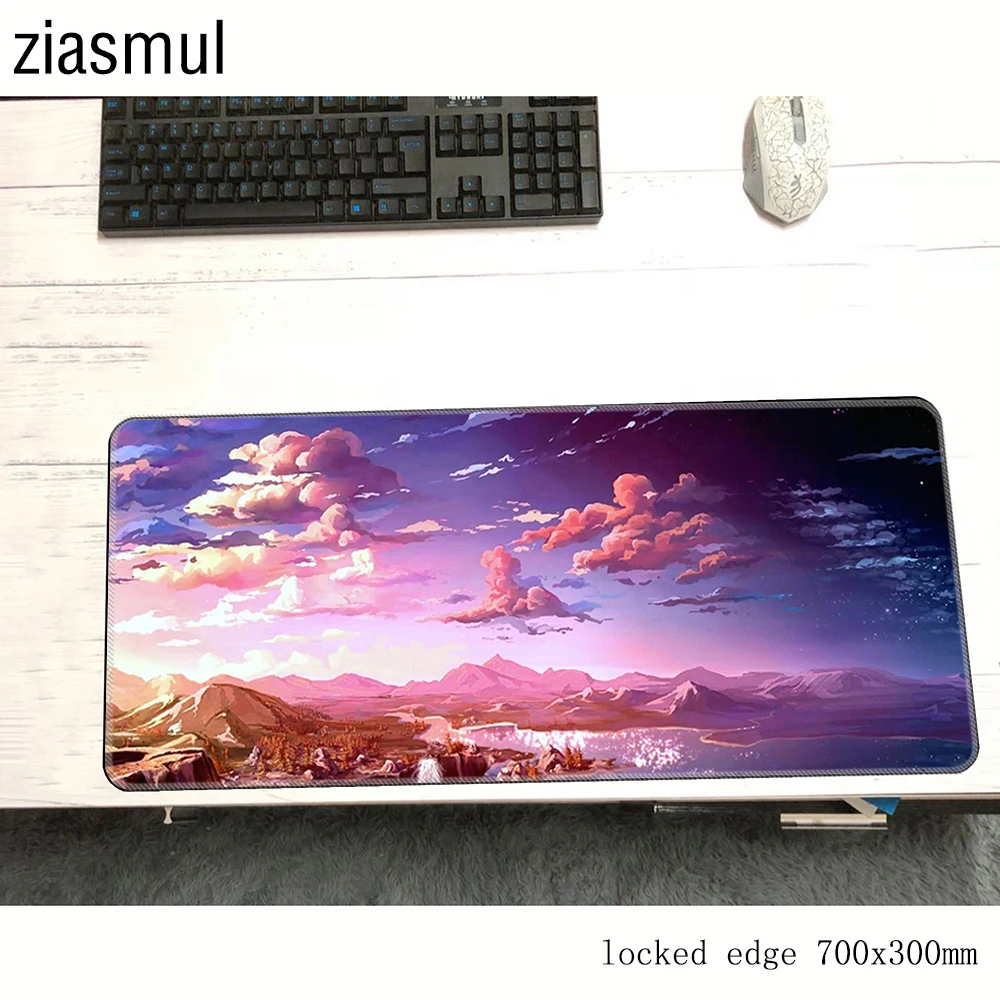 

Anime Landscape Mouse Pad Anime Computer Mat 900x400x3mm Gaming Mousepad Carpet Padmouse Keyboard Games Pc Gamer Desk