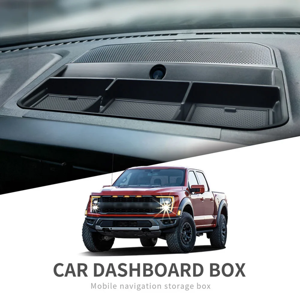 

Ящик для хранения приборной панели, коробка для хранения центральной консоли, модифицированный ящик для хранения для Ford F150 F-150 2021-2022