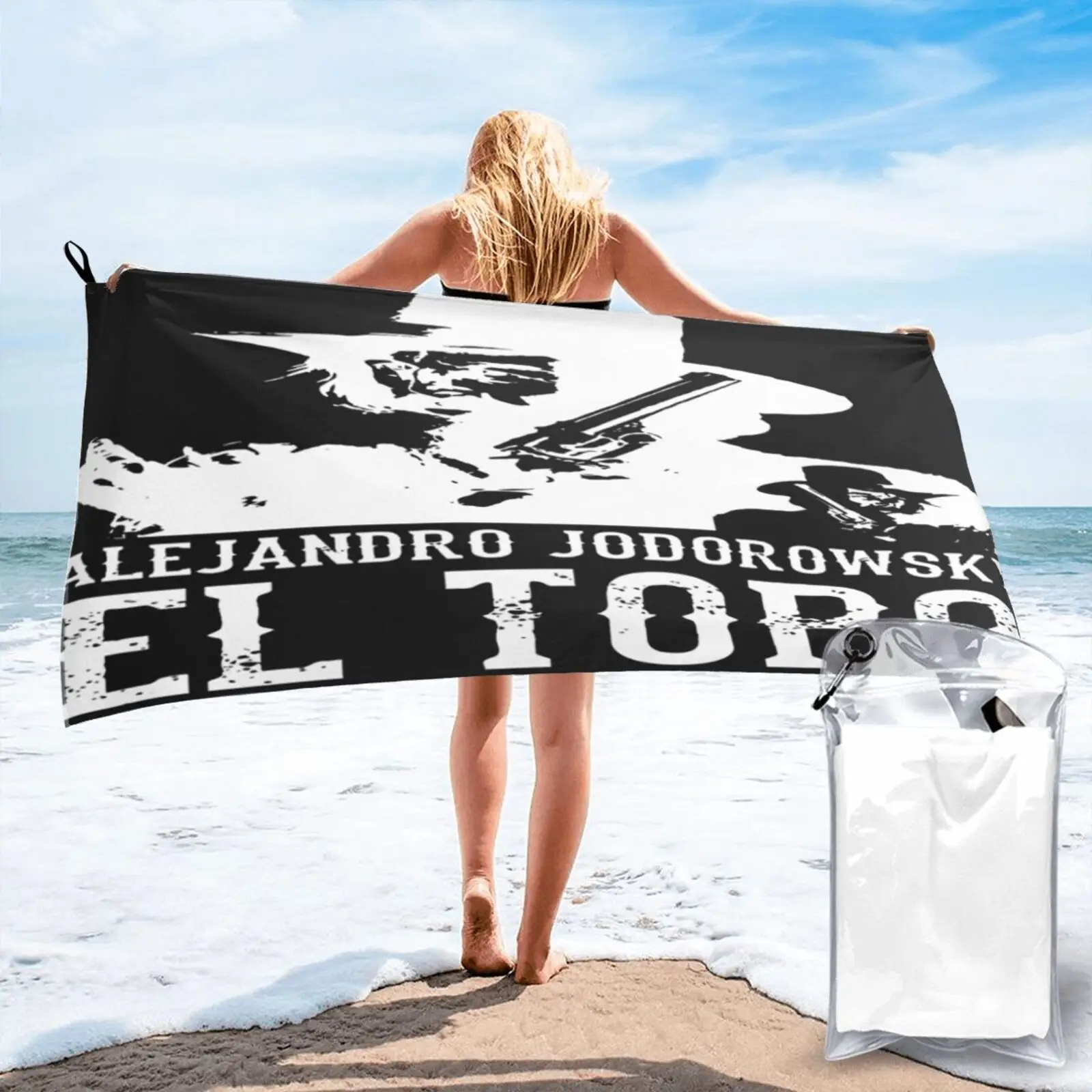 

Пляжное полотенце Alejandro Jodorowsky El Topo, плёнка для ванны, сауны, душа, спа-полотенце, пляжное одеяло