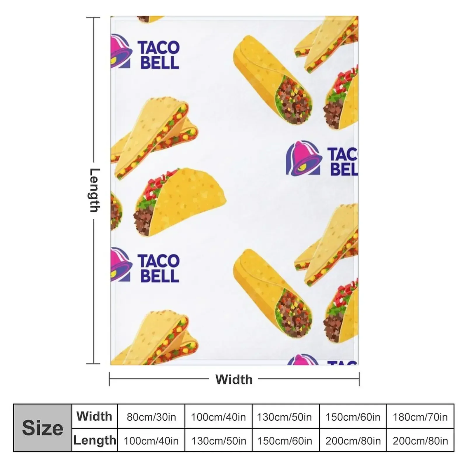 Одеяло Taco Bell Burrito Quesadilla Essential декоративные одеяла для детей дорожные