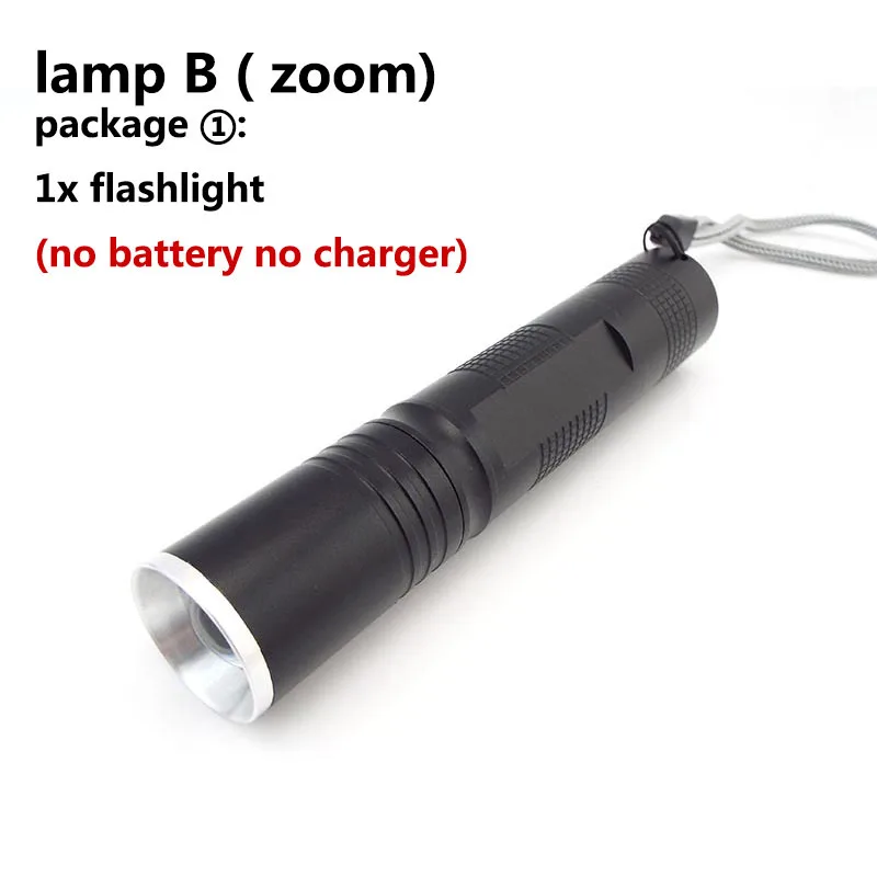 

Фонарик QvvCev 1500 лм черный