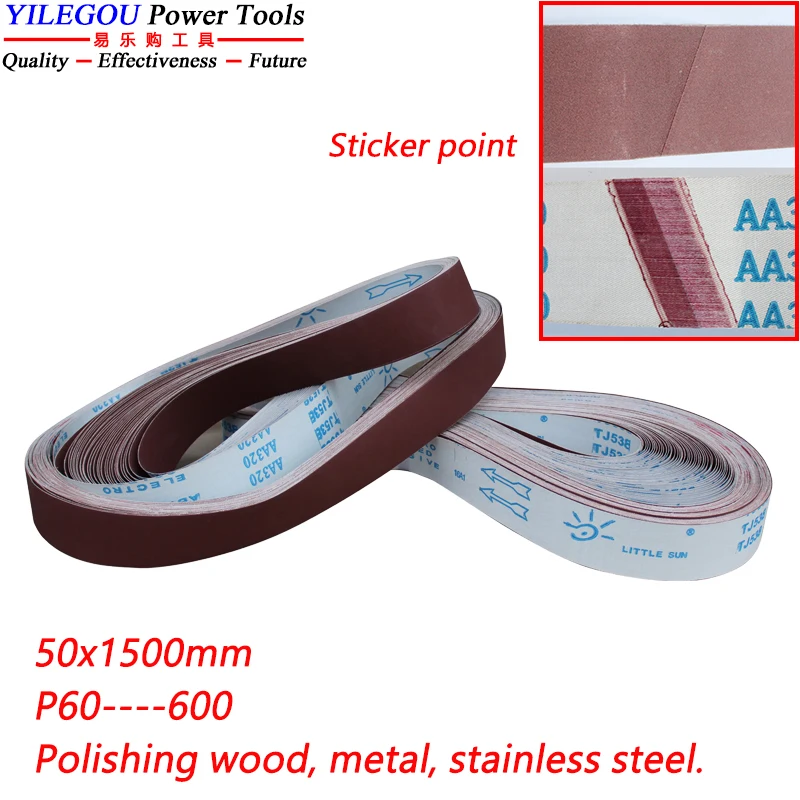 

5 шт. 762 915 1500 2100 мм шлифовальная лента 50x915 мм абразивная лента для полировки дерева и металла TJ538 50x1500 мм абразивная лента P60-600 смешанная упаковка