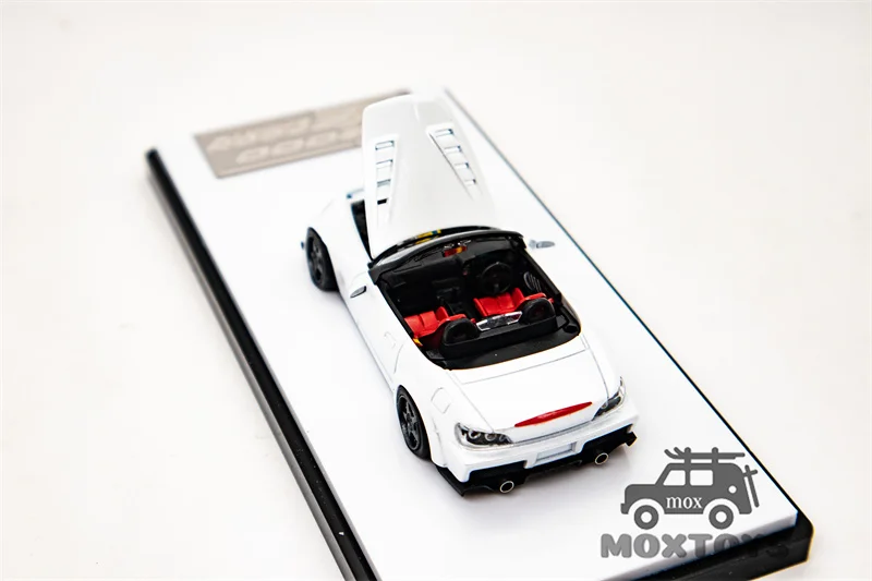 Микро турбо 1:64 ложка Спорт S2000 Grand Prix White limited999 литая модель автомобиля