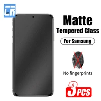 1 3pcs matte frosted screen protector for samsung galaxy a73 a72 a71 a53 a52 a51 a50 a33 a32 a22 s20 fe a52s a21s tempered glass