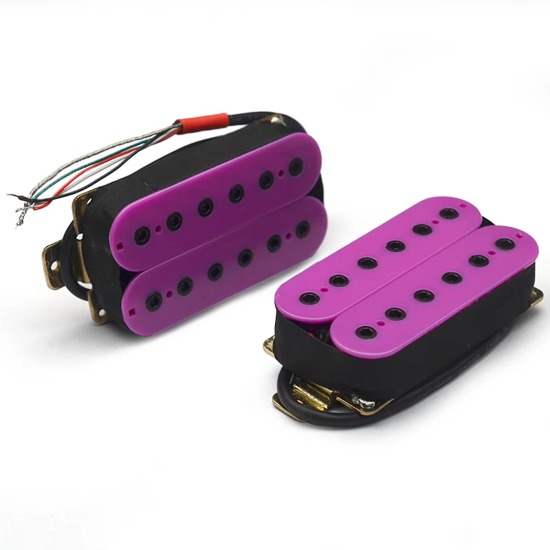 Фото Электрогитара Humbucker 12 Регулируемый шестигранный винт двойная катушка для 6-струнной гитарной катушки Spliting Pickup N7.5K/B15K фиолетовый выход №3
