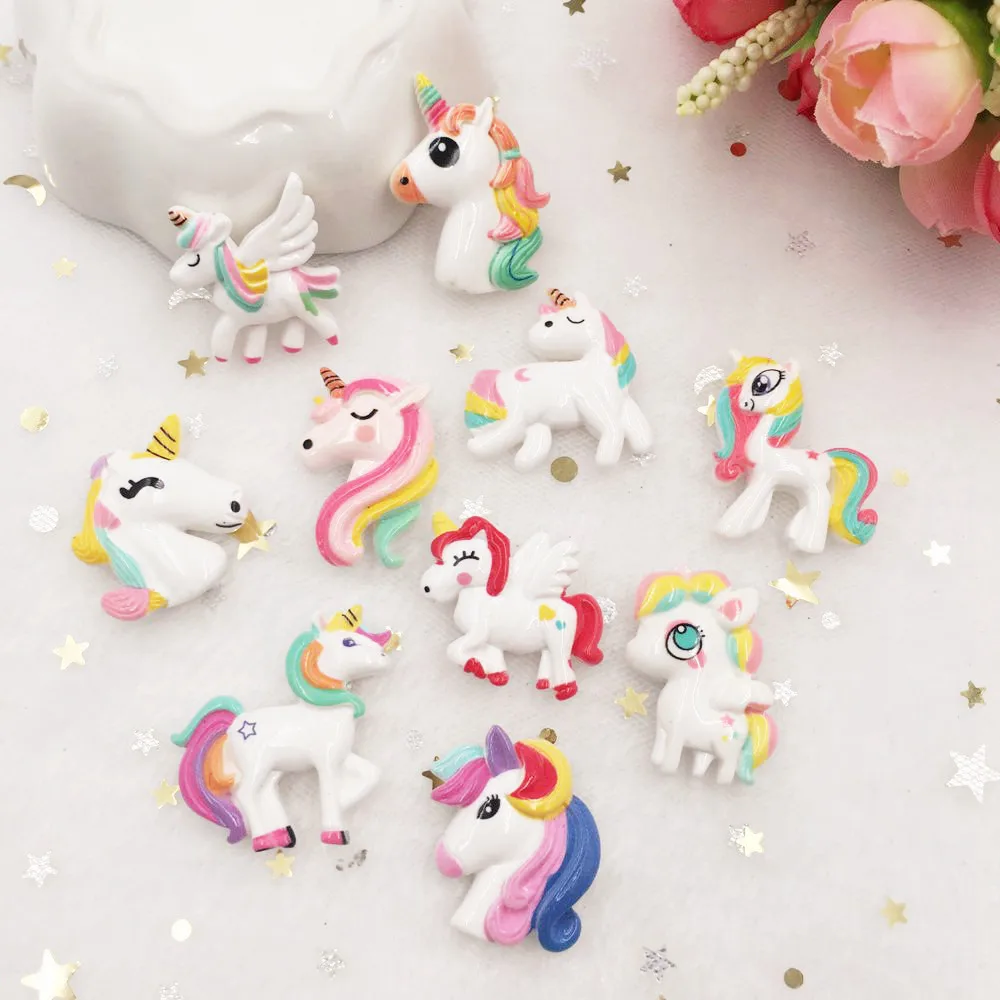 

Кабошон единорог 10 шт. Diy Super Paradise