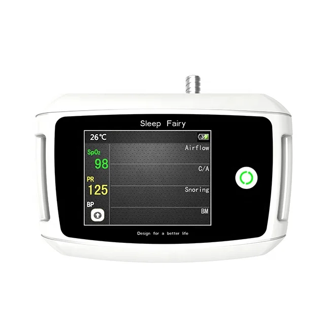 

Portable Sleep Apnea Diagnosis Monitor with SpO2 Sensor Pulse
