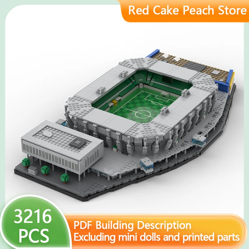 Конструктор MOC модель городской улицы конструктор для футбольного клуба