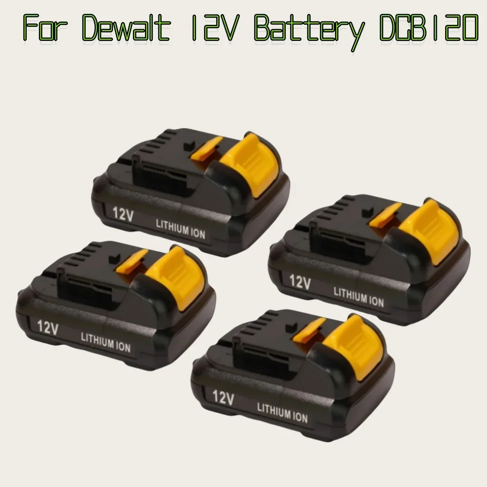 Аккумулятор DCB120 3000 мАч для Dewalt DCB127 DCB121 DCB119 DCR020-GB DCF815D2