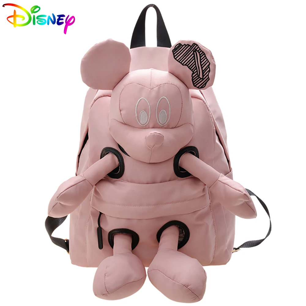 Disney 3D Mickey Kids Backpack For Children Cartoon Teenager Schoolbag Primary Toddler Kawaii Fashion Knapsack Mochila Infantil