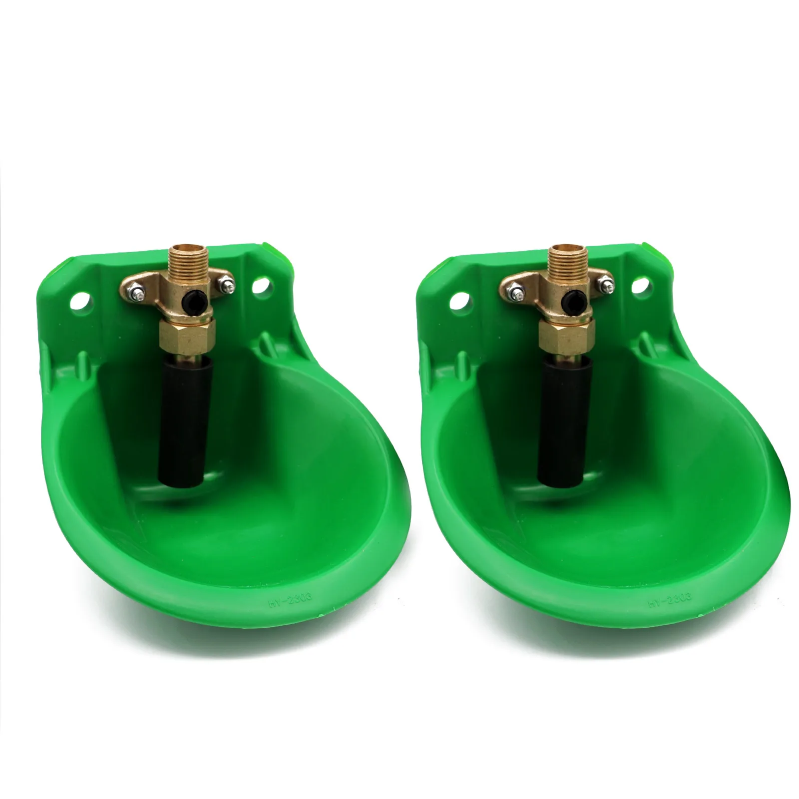 

2Pcs Sheep Automatic Water Dispenser Goat Copper Valve Water Dispenser Sheep Water Bowl Fittings Pig Water Farm Animals Bowl