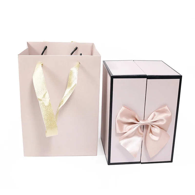 New Fashion Jewelry Display Boxes for Couple Anniversary Mother Day Accessories Necklace Earrings Storage Case for Girlfriend