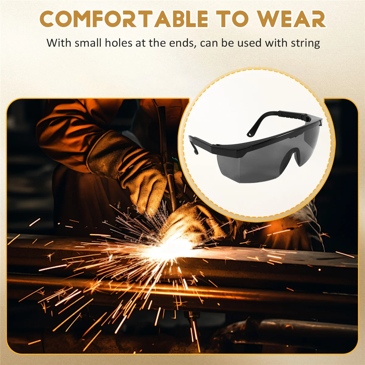 Сварочные очки антисильный свет УФ-защита от брызг сварочные для дома