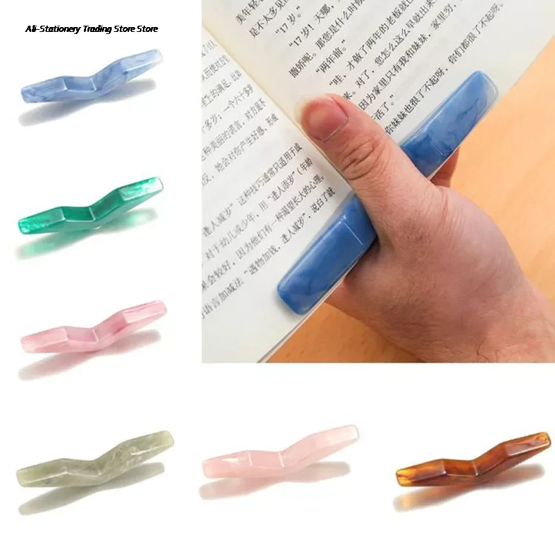 

Multi-function Resin Page Spreader Thumb Book Holder Bookmark Reading Helper