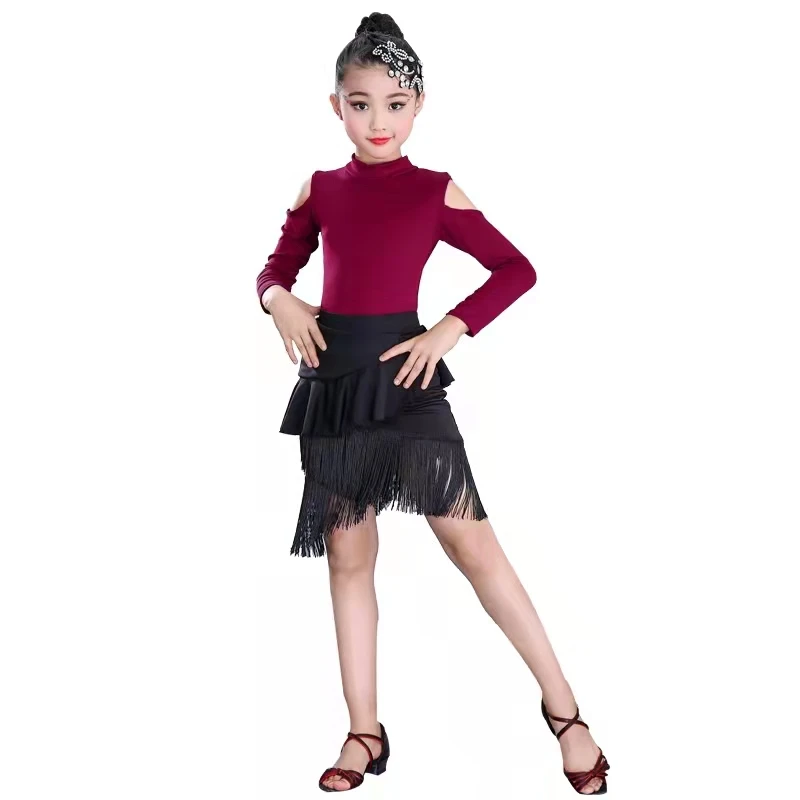 Детское платье для танцев 2022 платья латиноамериканских девочек с коротким