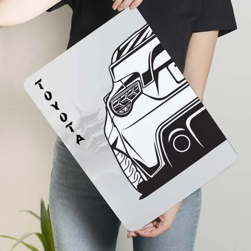 Металлическая вывеска Toyota GT86 JDM