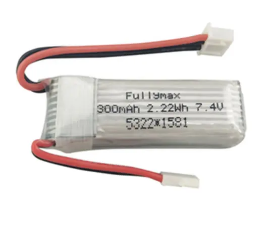 

Remote Control Glider Lithium Battery 7.4V 300mAh for WLtoys F959 XK A600 A700 A800 A430 Drone